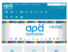 Tablet Screenshot of apamx.com